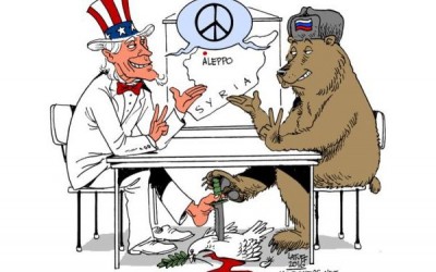 Russia US Peace Latuff